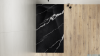 Besco Vexo Marble Black 120x90cm brodzik prostokątny VMB-120-90-P